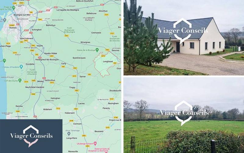 Vente à terme occupé Maison individuelle Longfossé Pas-de-Calais Proche Boulogne-sur-Mer